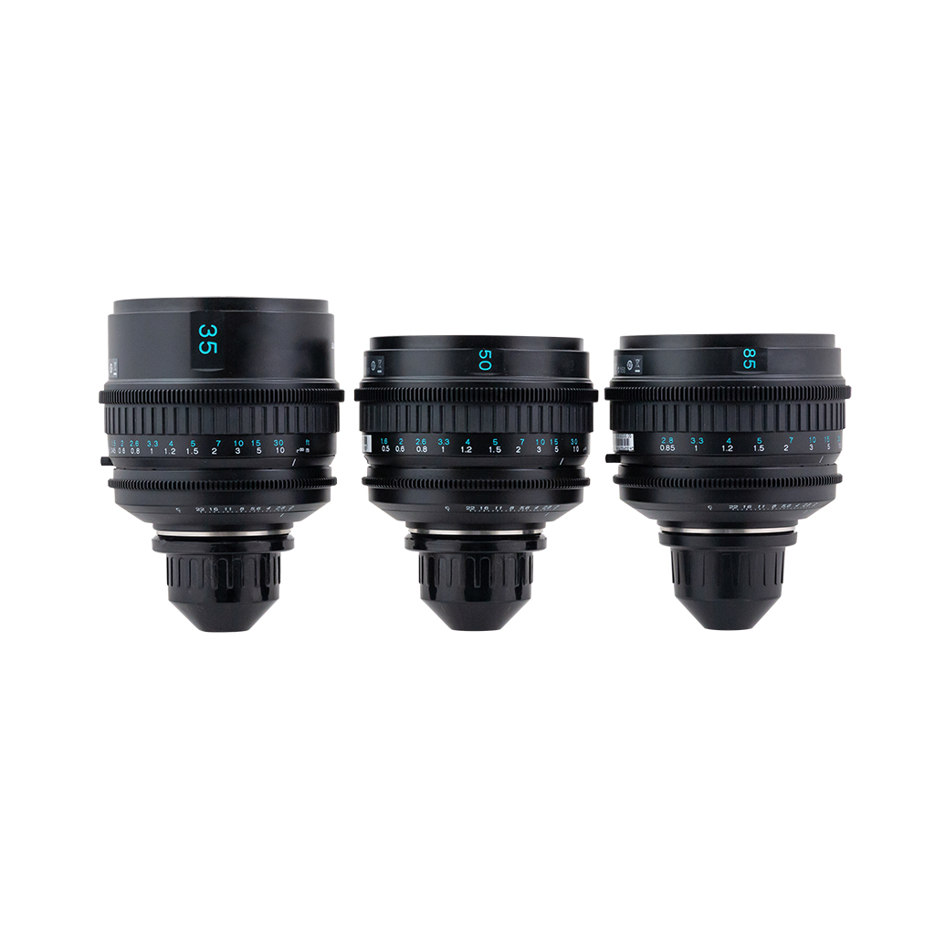 SET SONY Cine Prime Lenses T2 35,50,85mm PL-mount